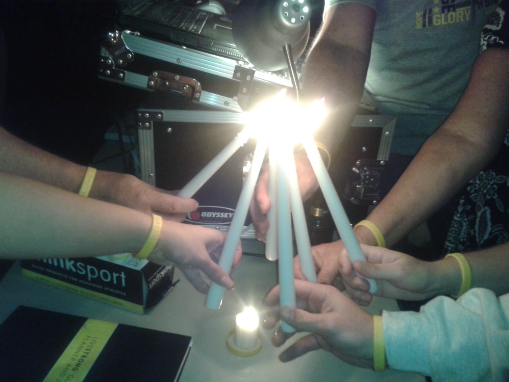 Hands forming a heart shape